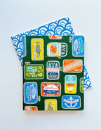 Tinned Fish Notebook Duo