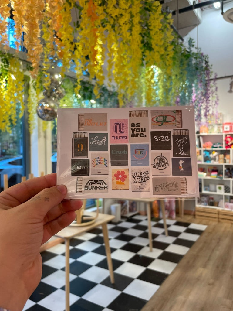 DC Icons: Matchbooks - Postcard