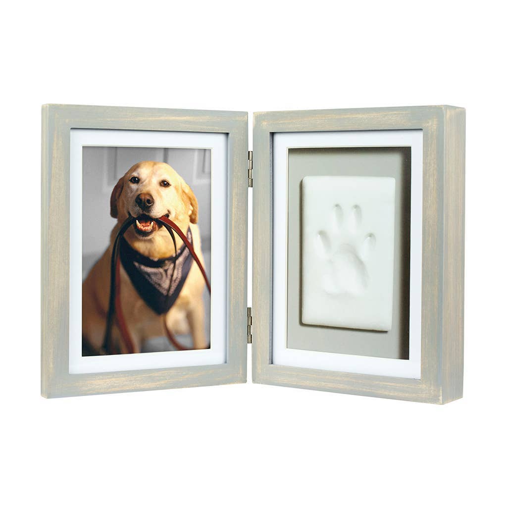 Pawprints Keepsake Photo Frame & Clay Impression Kit