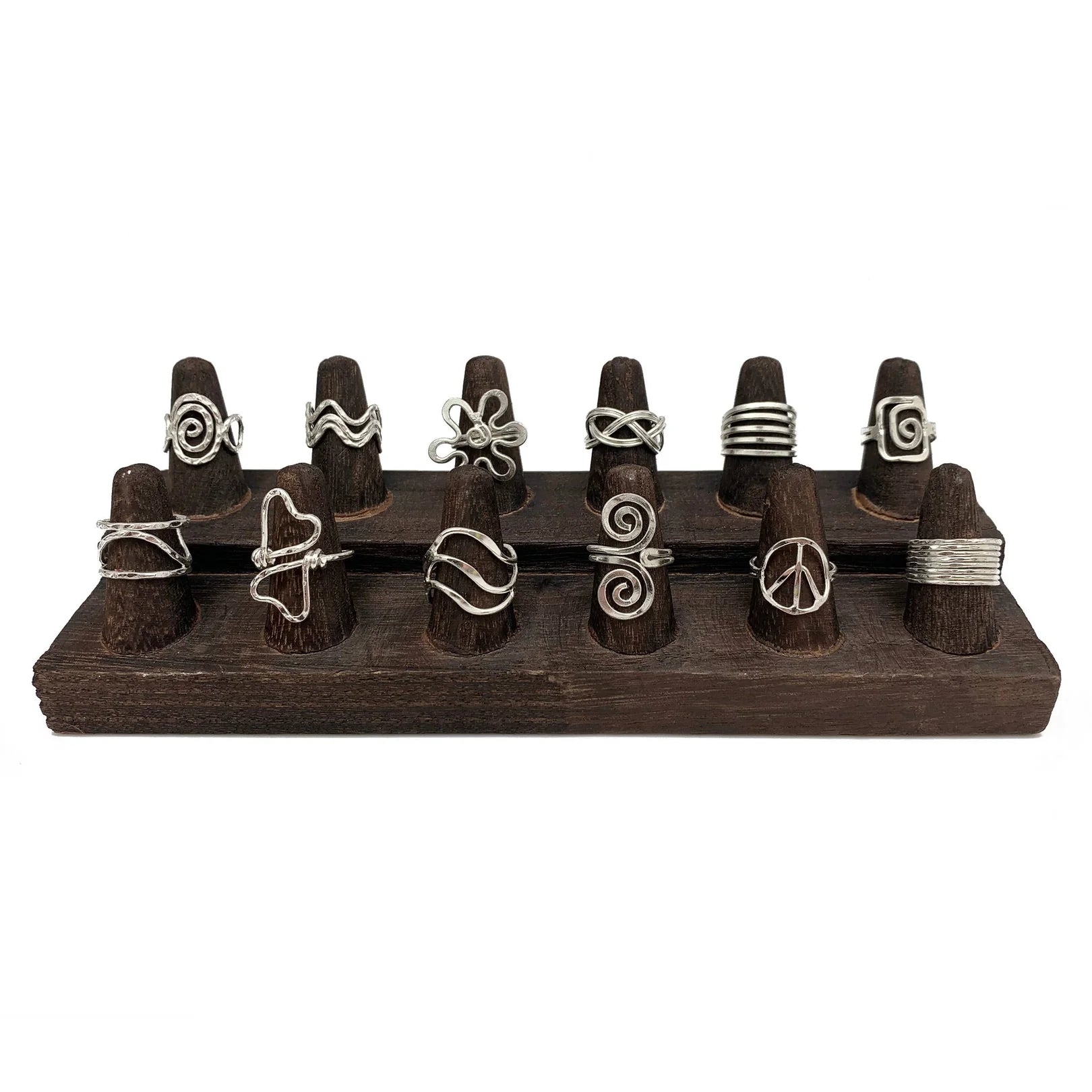 Silver Plated Adjustable Ring Assorted Selection