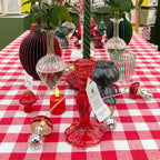 Red Glass Candle Holder | Summer Gifts |