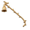 Bird On Twig Candle Snuffer Antique Brass Aluminum Everyday