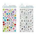 Round & Flower Shape Rhinestone Stickers
