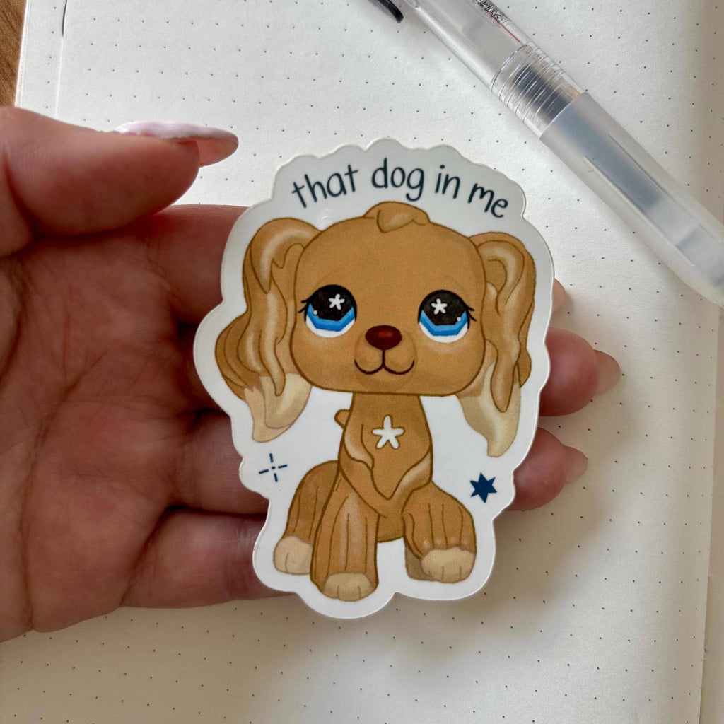 LPS Nostalgic Pet Shop Vinyl Waterproof Sticker