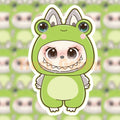 Frog Labubu Vinyl Sticker
