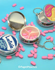 Brat Pill Case Keychain Travel Medication Organizer