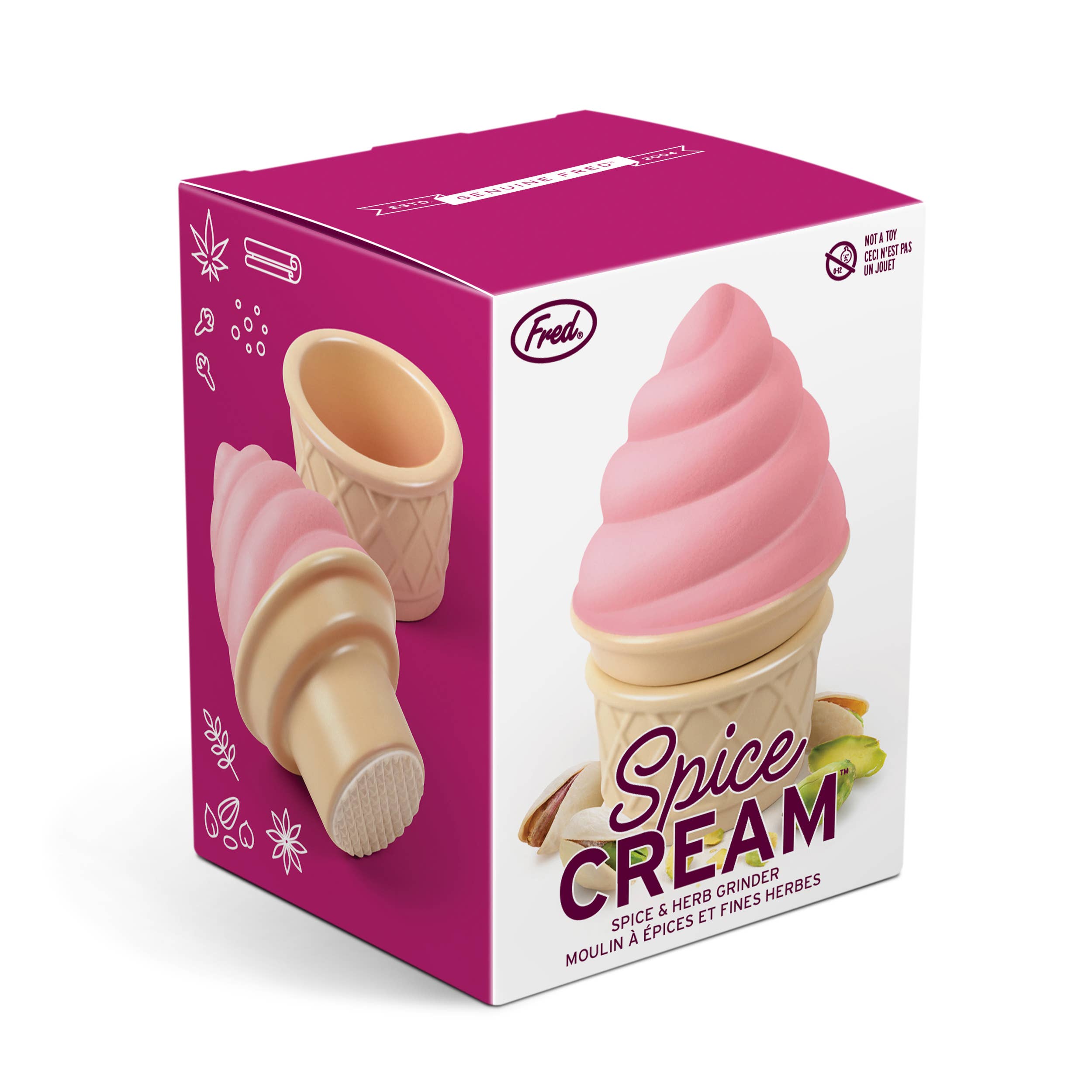 Spice Cream - Spice and Herb Grinder, Ice Cream Cone
