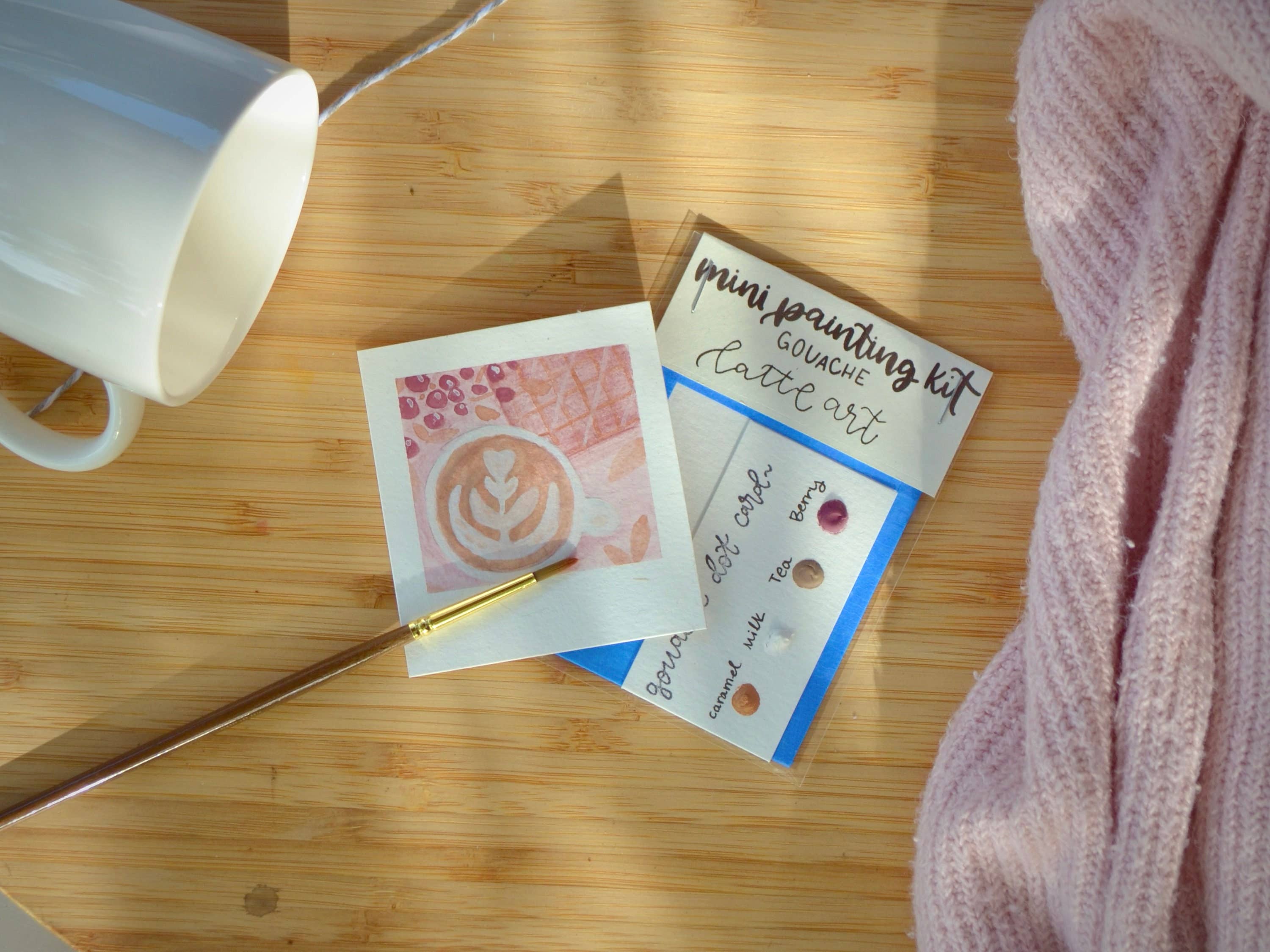 Mini Painting Kit- Latte Art