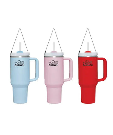 5" Resin Water Tumbler W/Straw Ornament 3 Assorted