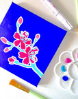 Cherry Blossom Pop Art Painting