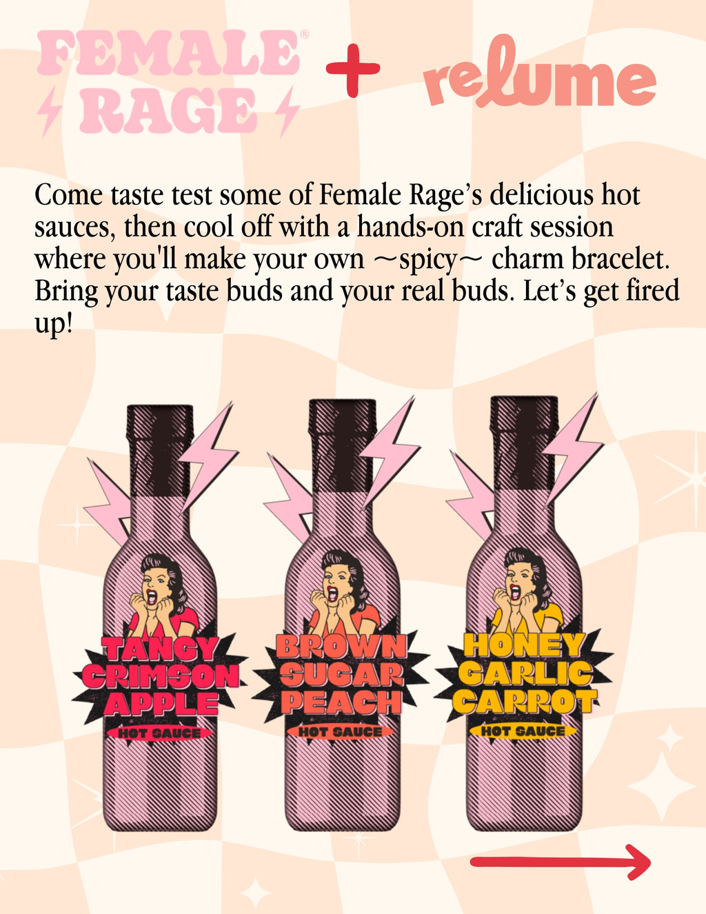 Female Rage x Relume: Charms and Chilis