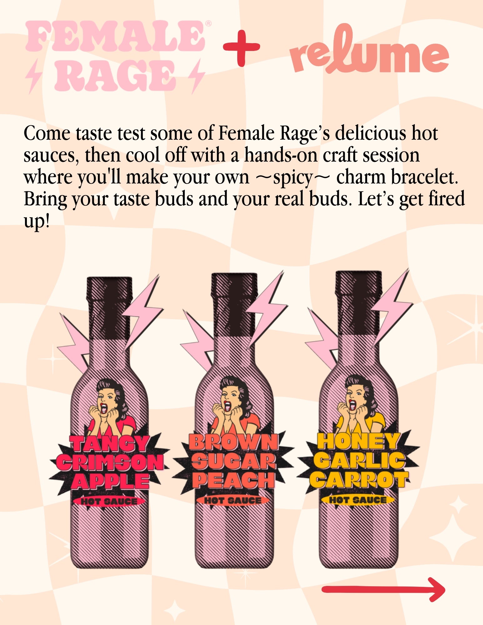 Female Rage x Relume: Charms and Chilis