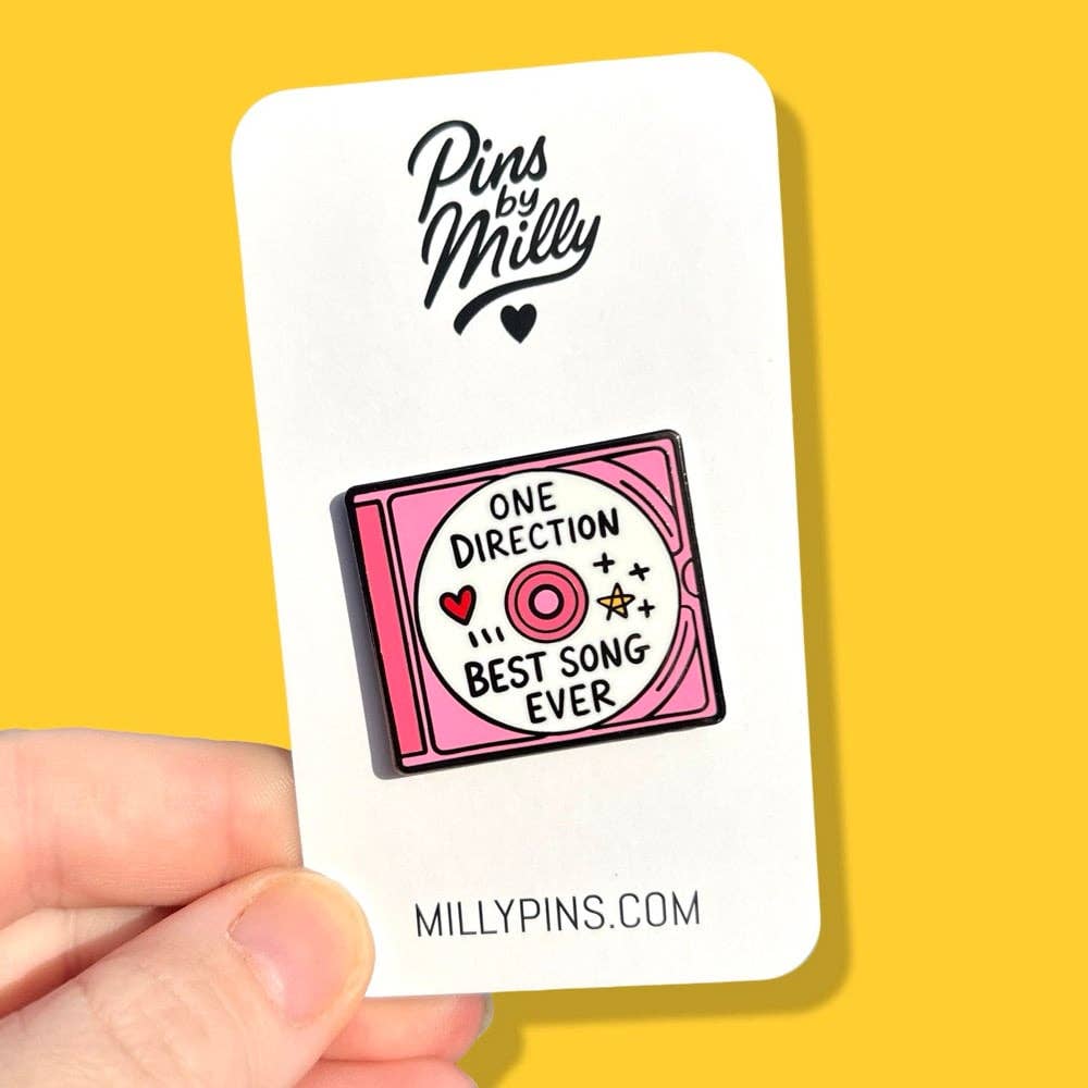 One Direction’s “Best Song Ever” CD Enamel Pin