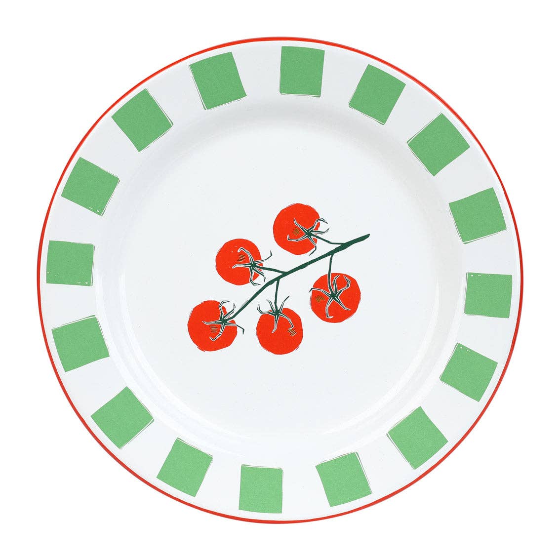 Tomato Enamel Plate - 20cm | Mothers Day Gifts |