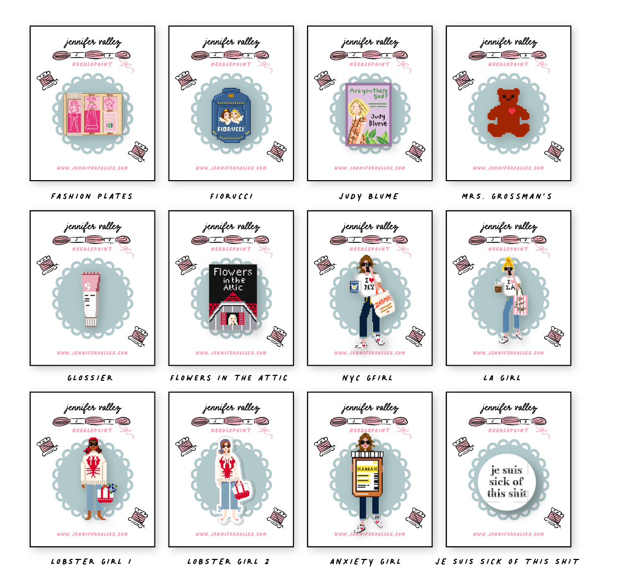 Needlepoint Needle Minders