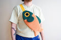 The Fish Bag - Coral / Dark Green
