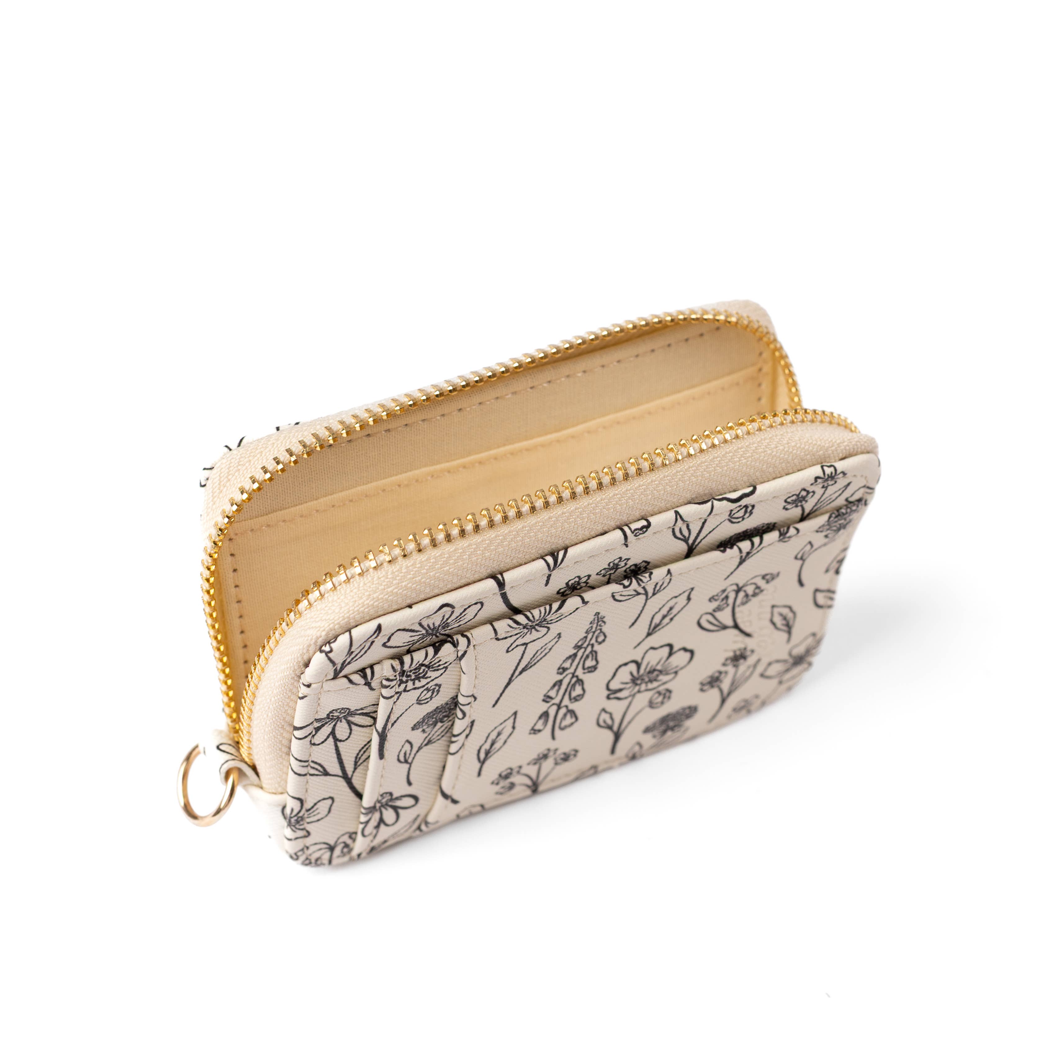 Floral Zip Wallet