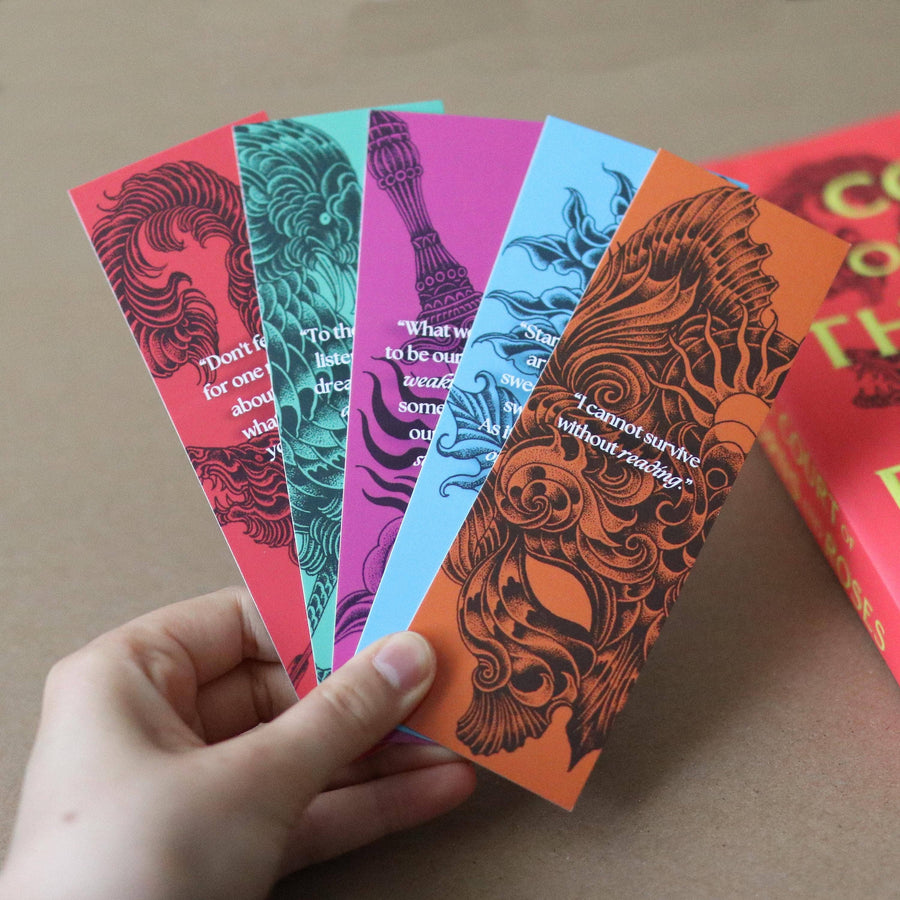 ACOTAR Inspired Bookmarks & Reading Tracker Journal