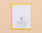 Glad You're My Dad Letterpress Greeting Card