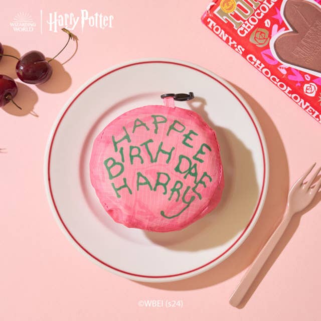 Harry Potter "Happee Birthdae Harry" Market Eco Bag