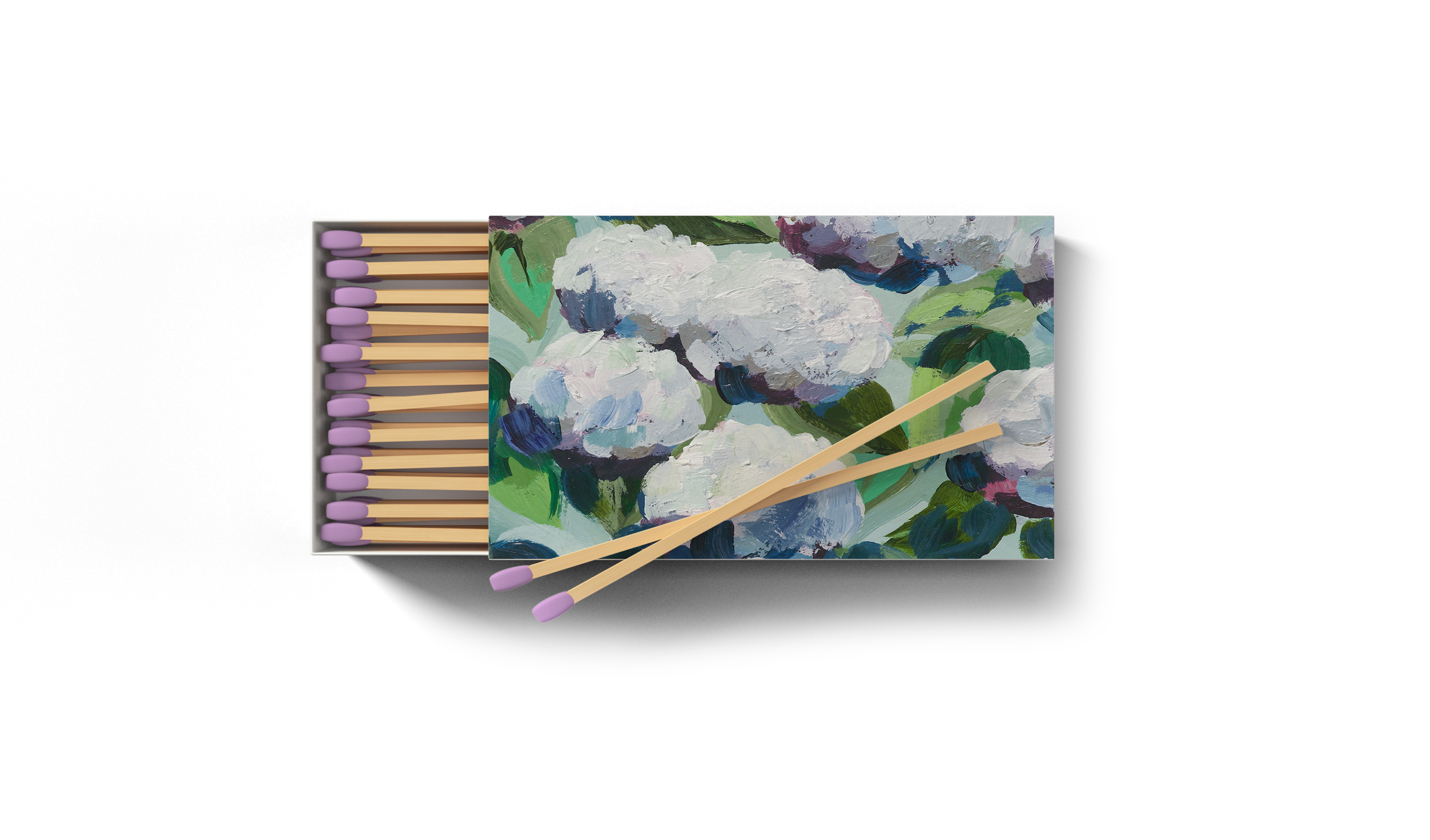 Coastal Hydrangea Matches Candle Kim Hovell