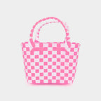 Basket Weave Mini Micro Tote Bag