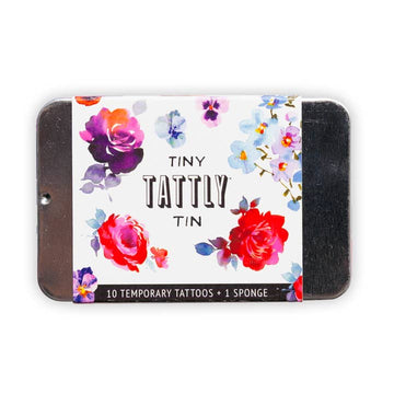 Tiny Floral Tattoo Tin
