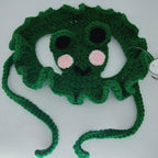 Crochet Frog Hat - Cat Hat - Pet Hat - Made to order