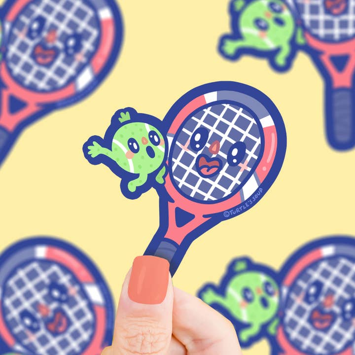 Kawaii Tennis Sticker