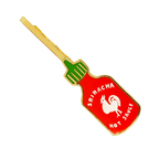 Sriracha Hairpin | Hot Sauce Gold Hair Accessory
