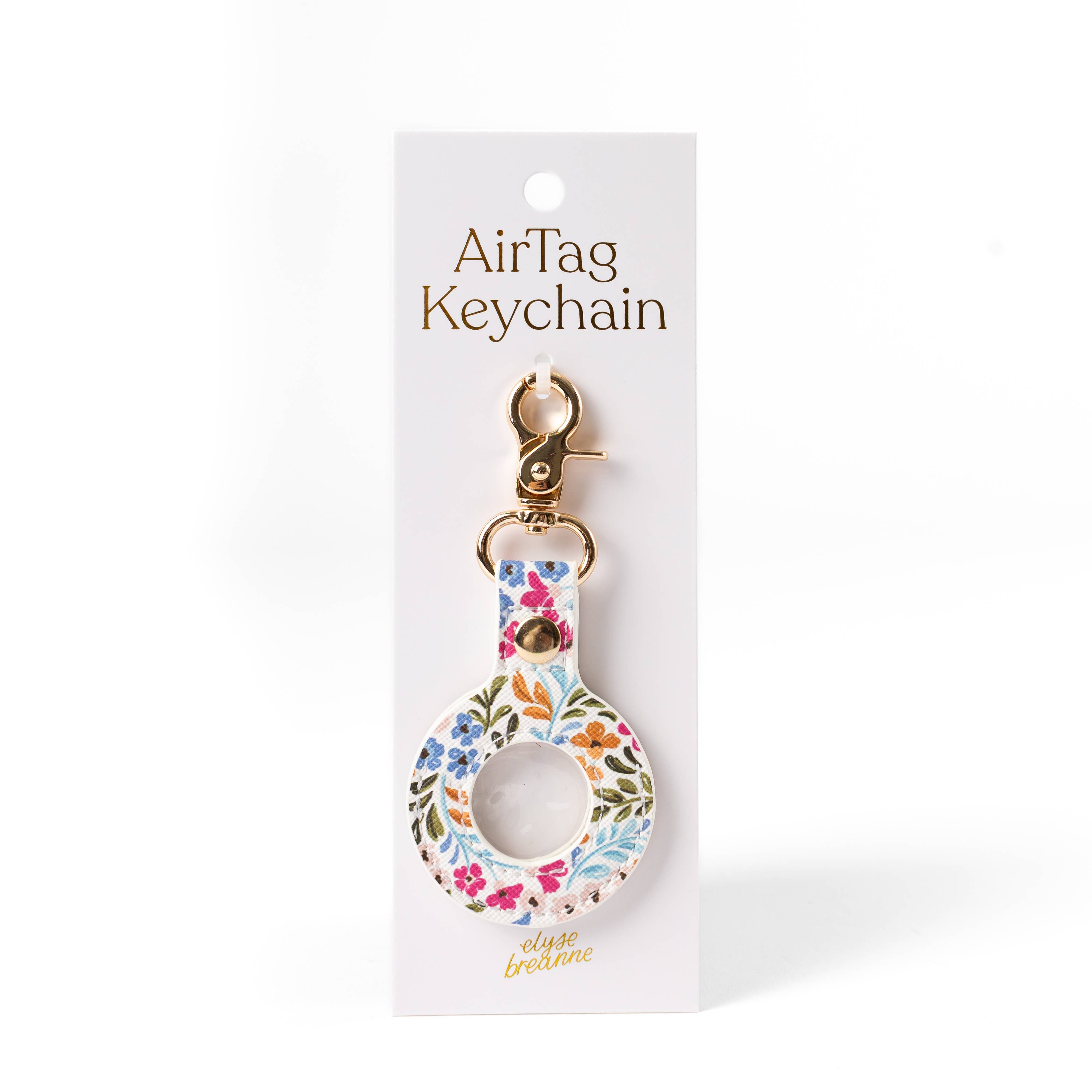 Floral AirTag Keychain