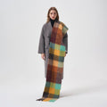 Winter Warm Contrast Plaid Scarf