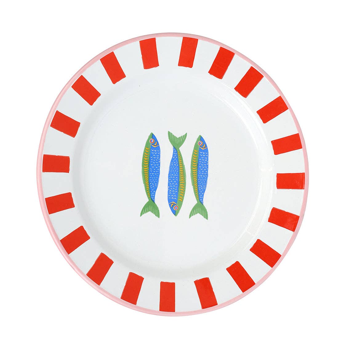 Sardine Fish Enamel Plate - 20cm | Mothers Day Gifts |