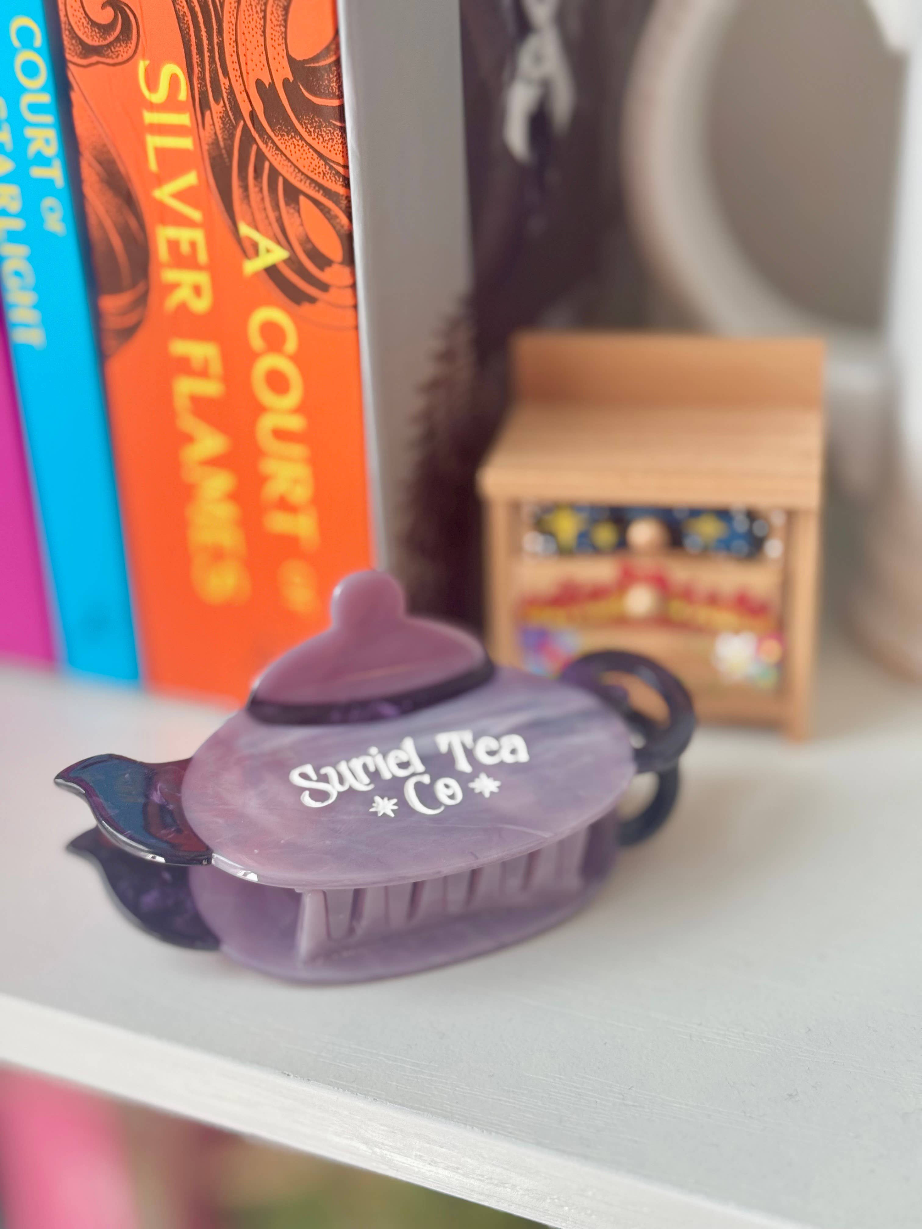 Suriel Tea Co ACOTAR Claw Clip, Bookish Hair Accessories