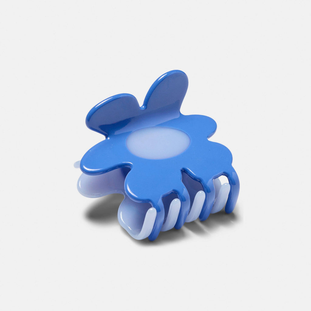 Flower Claw in Periwinkle + Blue