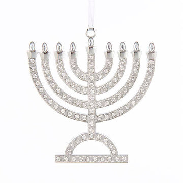 Metal Silver Hanukkah Ornament