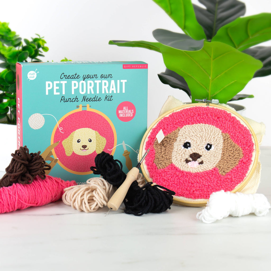 Dog Portrait - Dog Punch Needle