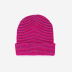 Simple Grid Knit Beanie