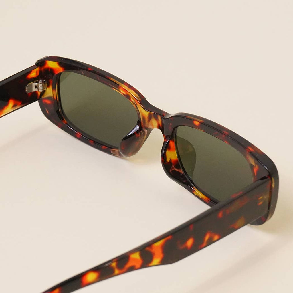Rectangle Acetate Fashion Assorted Sunglasses