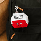 "Don't Hate Me" Cooler Plush Bag Charm