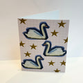 Swans Greeting Card