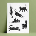 Black Cats Print