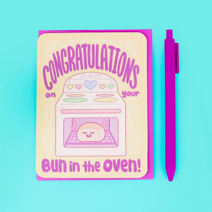 Congrats Bun in the Oven Card