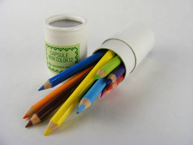 Mini Pencils in Mini Paper Tube