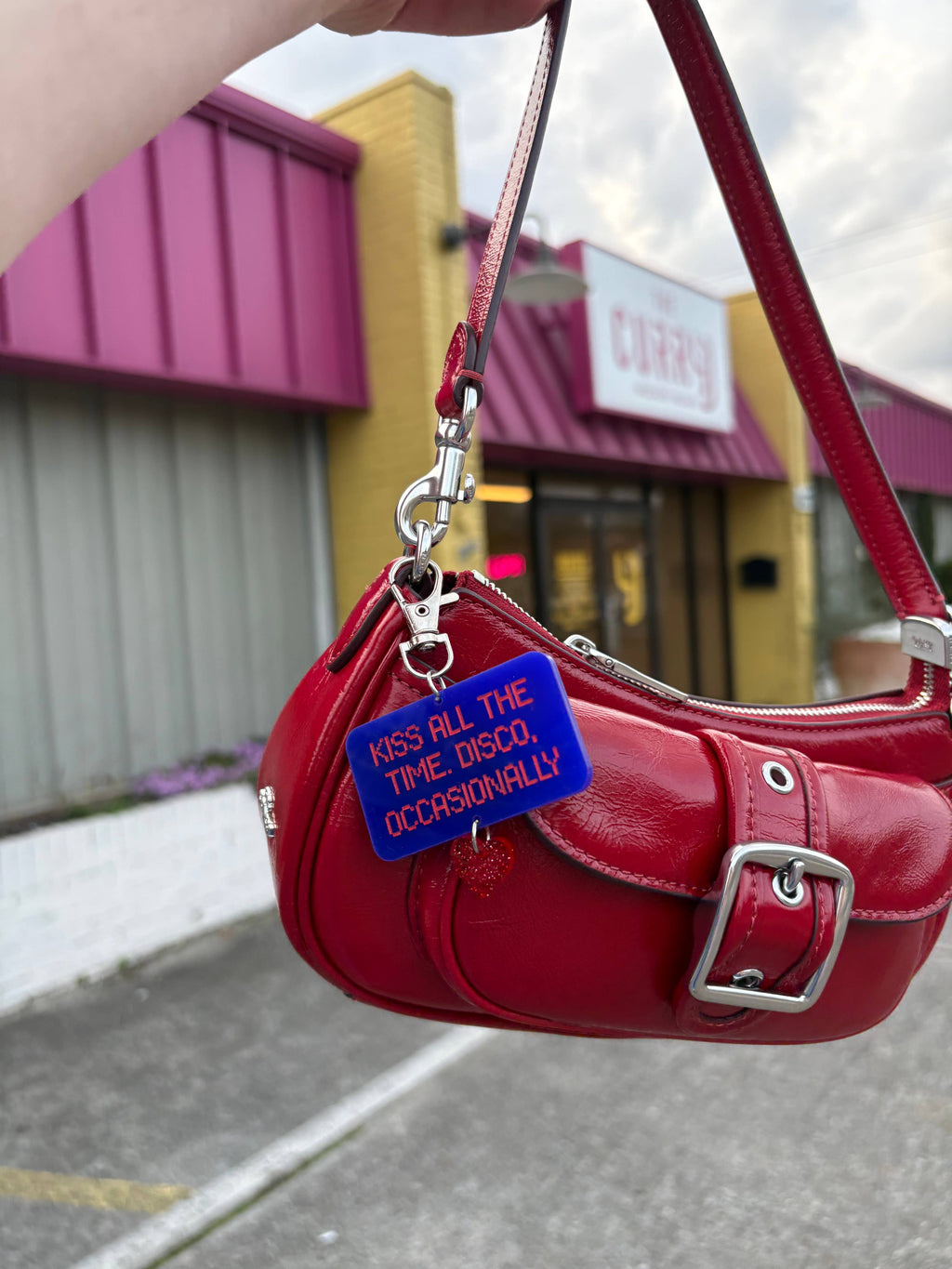 Kiss All The Time Harry Styles Keychain Bag Charm
