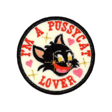 I'm A Pussycat Lover Handmade Patch