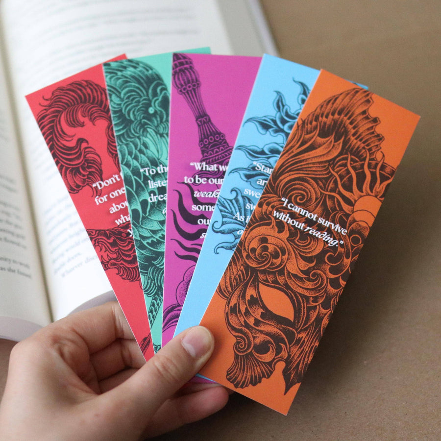 ACOTAR Inspired Bookmarks & Reading Tracker Journal