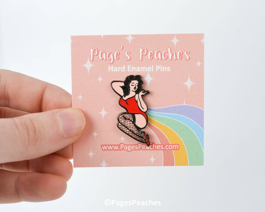 Hard Enamel Pinup Pin