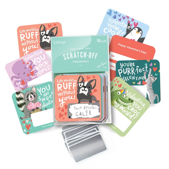 Animal Puns - Paint with Water Valentines