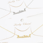 Gold-Dipped Bad Bitch Fashion Necklaces